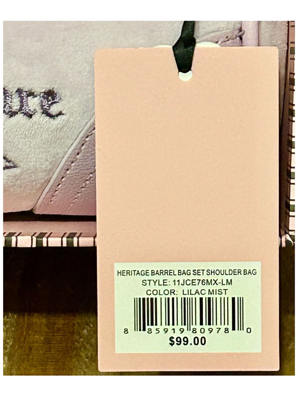 Juicy Couture Heritage 3-Piece Barrel Bag Boxed Gift Set.  NEW! - Picture 15 of 16